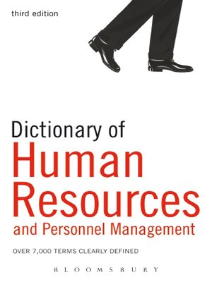 cover image of Dictionary of Human Resources and Personnel Management